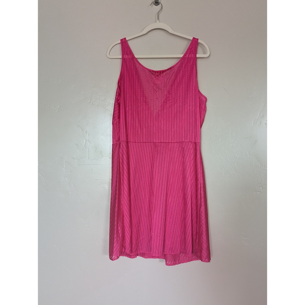 Vintage Undercover Wear Nightgown Pink Nylon Lingerie Dress 1X‎ Large USA - Picture 8 of 11